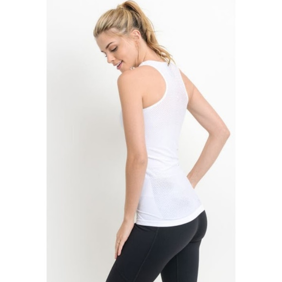 New Fishnet Mesh Back Muscle Tank - Picture 3 of 3